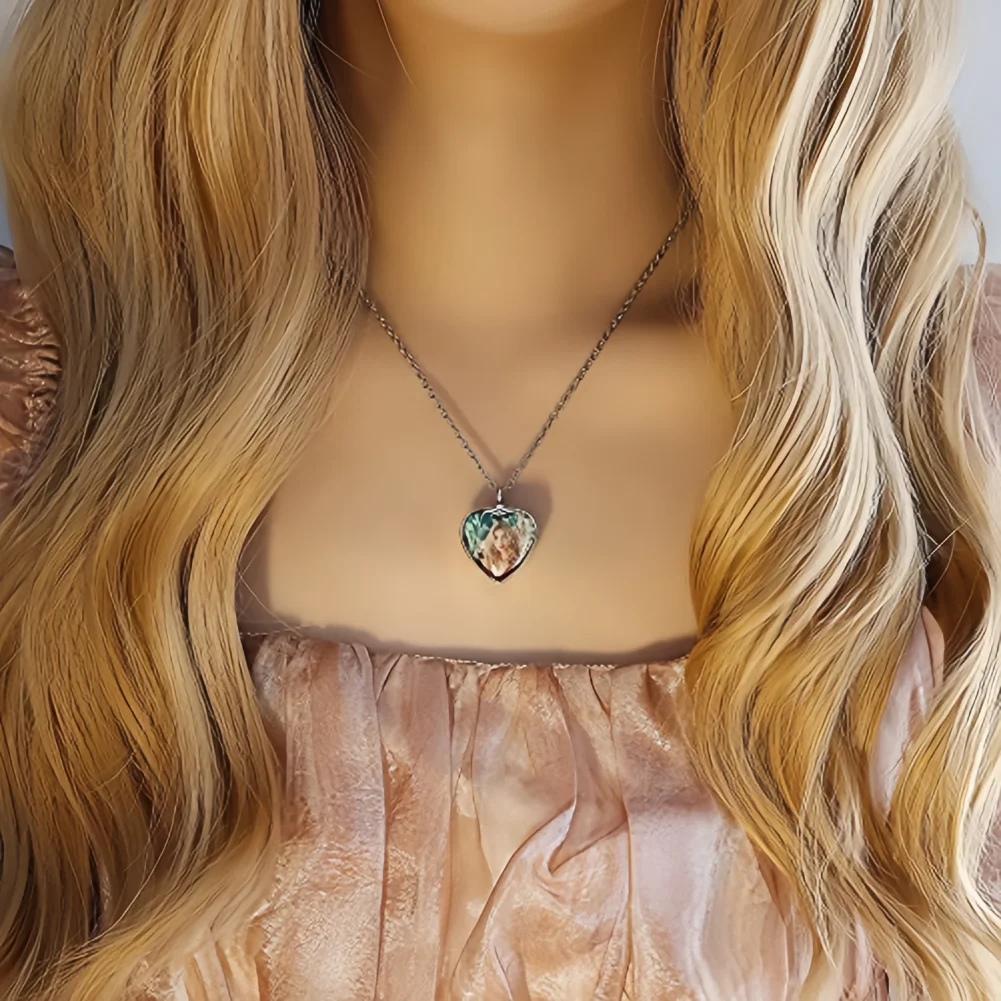 Amaxer شخصية صور القلائد صور مخصصة قلادة الذاكرة تذكار صورة قلادة هدايا مخصصة للنساء الرجال