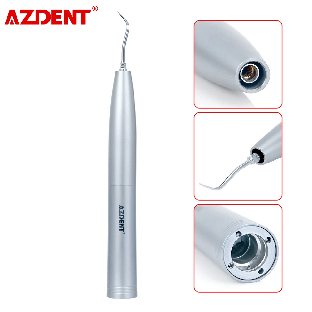 

AZDENT Dental Air Scaler Handpiece Sonic S With 3 Tips Fit For KAVO MULTIflex Coupling