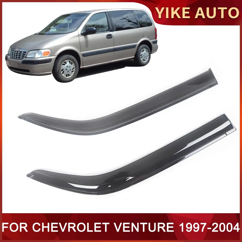 Window Visor for CHEVROLET VENTURE 1997-2004 Weathershied Door Visor Wind Sun Rain Guards Side Window Wind Deflectors Auto Parts