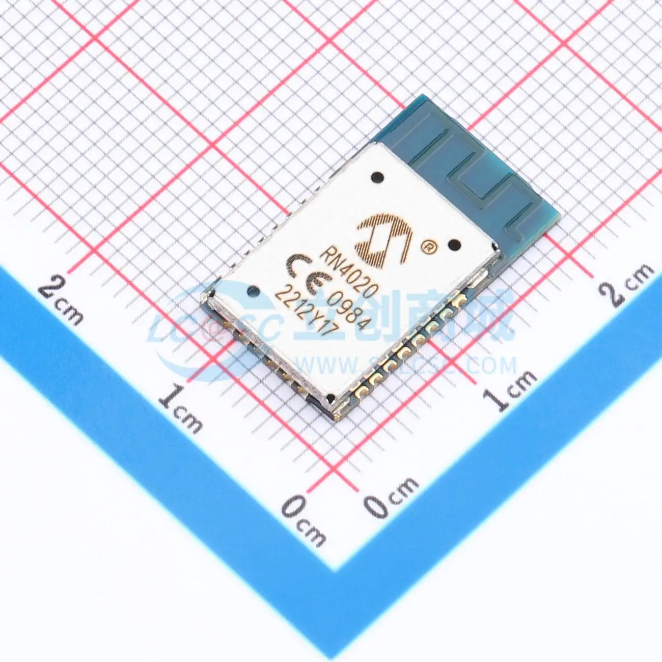 1個-rn4020-v-rm120-smd-aio-uart-spi-pio-75dbm-ota-bluetooth-ワイヤレスモジュール-スマートホームシステム用