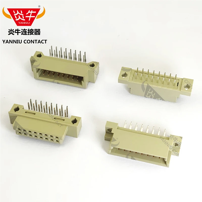 

50Pcs 216 2*8P 2Row8Pin DIN41612 Series DIN CONNECTOR 16PIN FEMALE RIGHT ANGLE PINS EUROPEAN SOCKET YANNIU