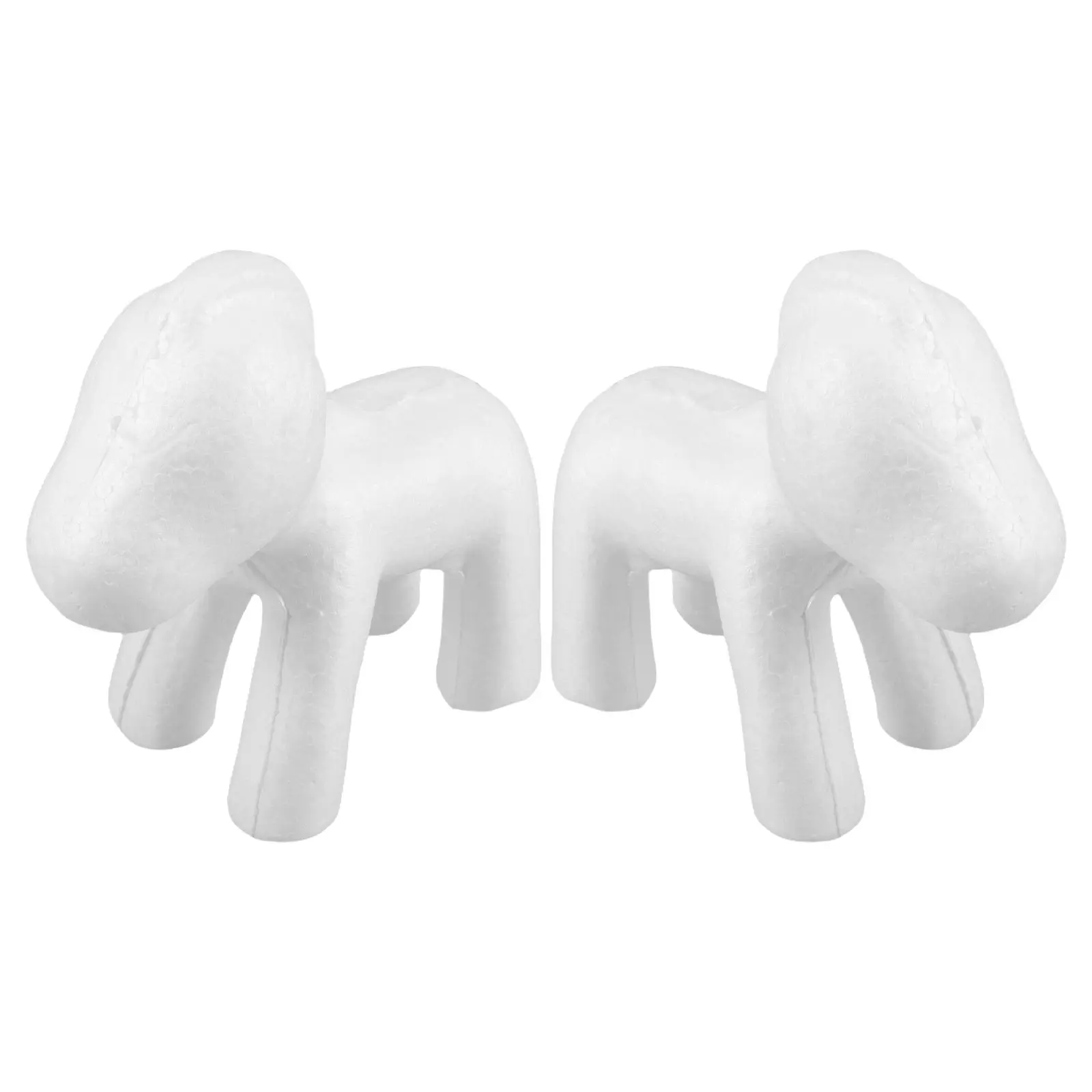 

2Pcs Unicorn Shape Foam Craft Polystyrene White Blank Sculpture Mold DIY Wedding Party Floral Arrangement Base Decoration