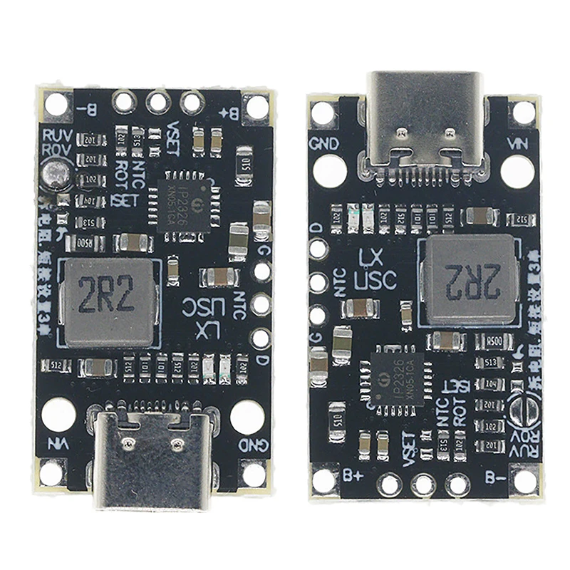 3.7V Lithium Battery Supporting Fast Charging Balance With Indicator Light Type-C USB Charging Enhancement Module