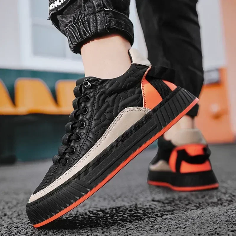 Luxury Brand Men's Sneakers Fashion Designer Casual Shoes Comfort Platform Shoes for Men Street Skateboard Shoes Tenis Masculino