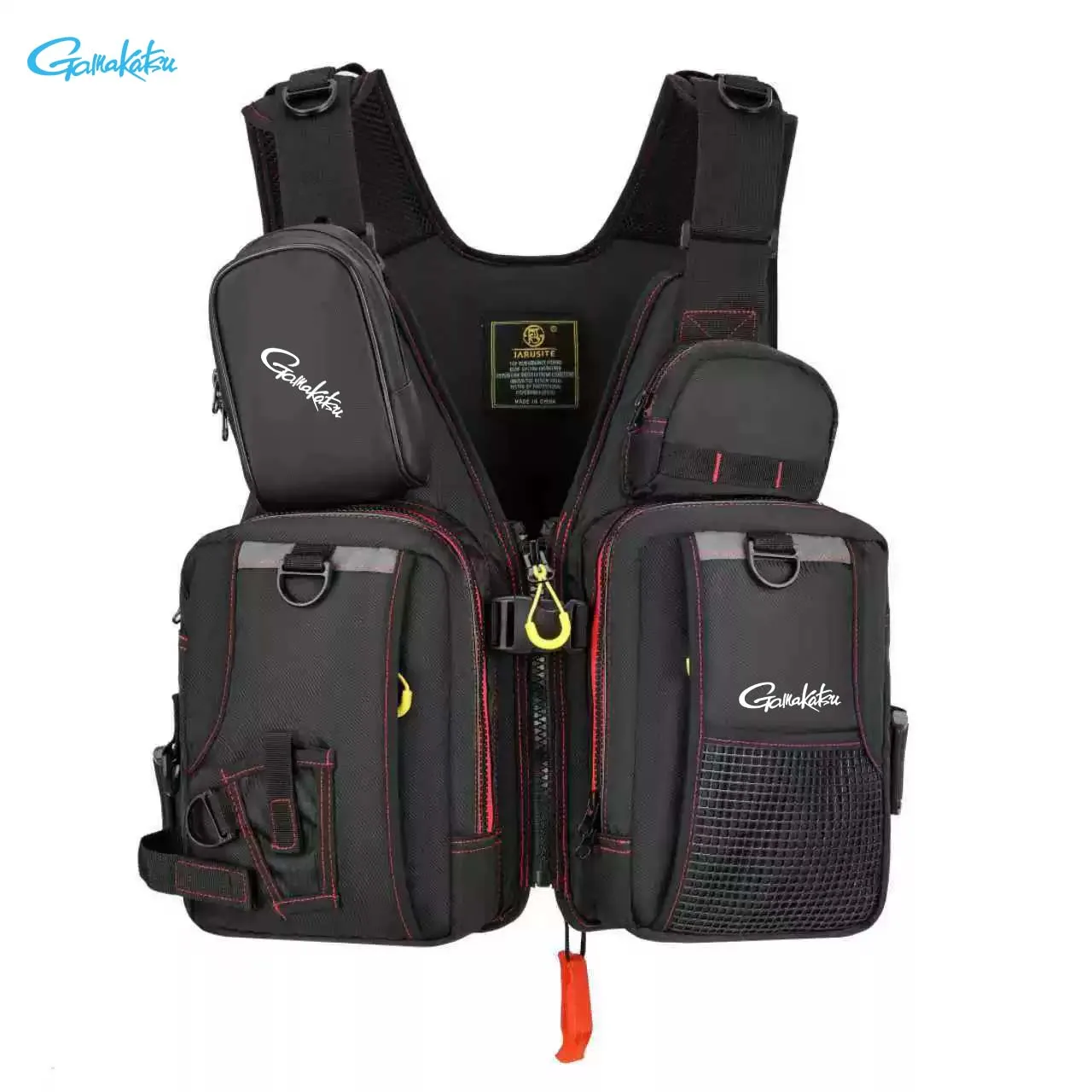 Gamakatsu Outdoor Buoyancy Vest Professional Fishing Vest Adult Multi-functional Swimming Boat Lure Life Jacket Rock Fishing