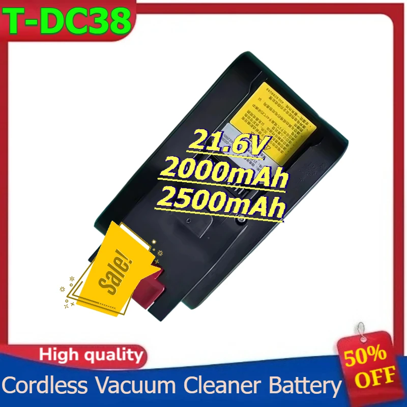 

T-DC38 Rechargeable Battery for Sharp for Fakir for Delonghi Cordless Vacuum Cleaner Lithium-ion Battery 21.6V 2000mAh 2500mAh