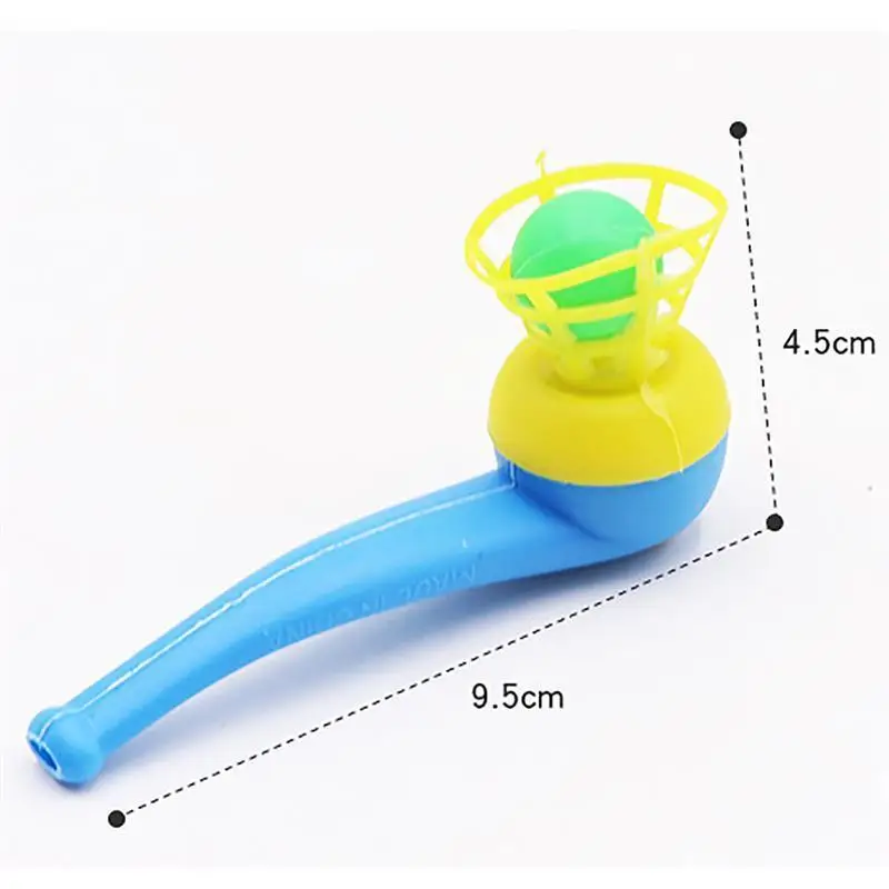 10szt Fun Magic Blowing Pipe Floating Ball Game Kids Birthday Party Favors Keepsakes Carnival Christmas Party Prizes Piñatas Toy