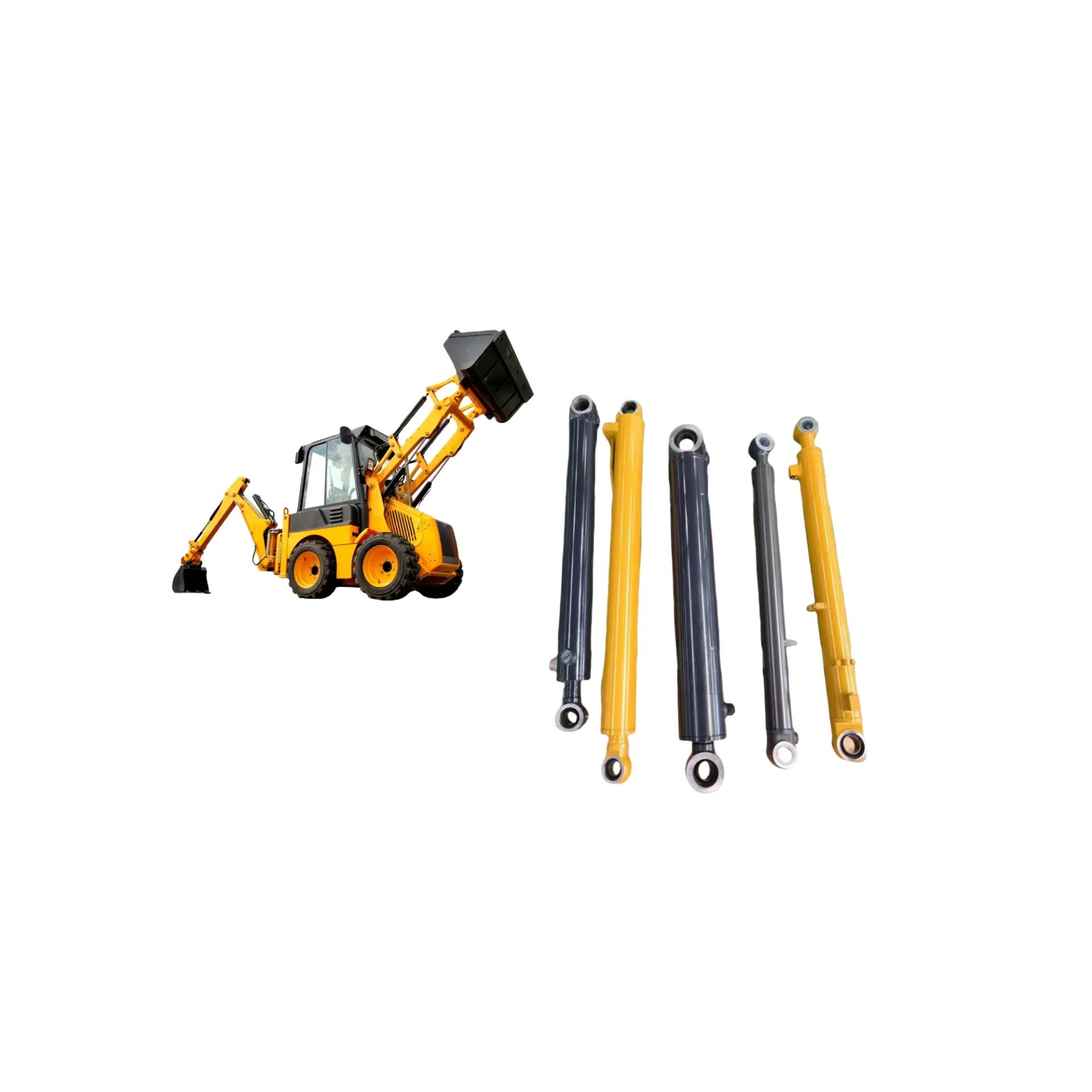 Heavy Duty Hydraulic Cylinder for Backhoe Excavator Machinery