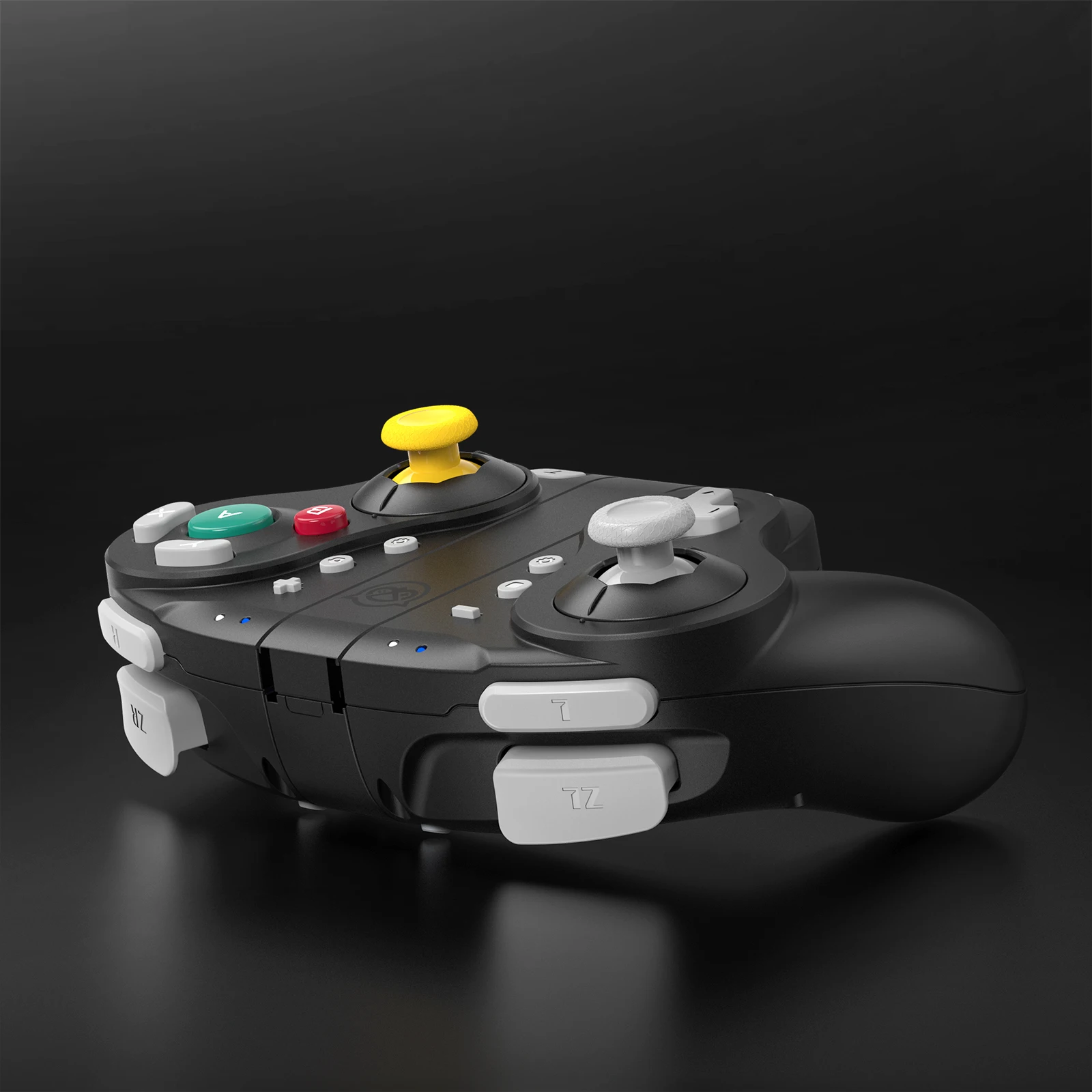 Controller di gioco wireless NYXI Wizard Hall Joystick Gamepad nero con luci RGB per controller PC Nintendo Switch