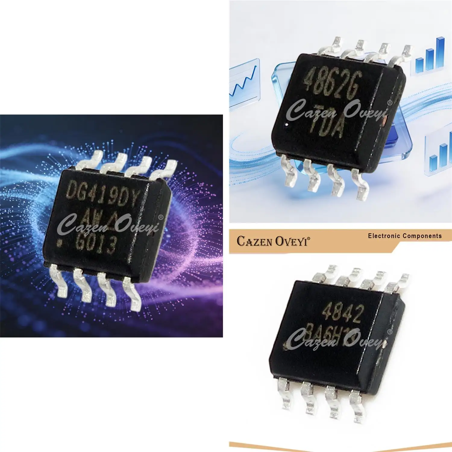 TDA4862G TDA4862 AO4842 4842 DG419DYZ DG419DY DG419D SOP-8