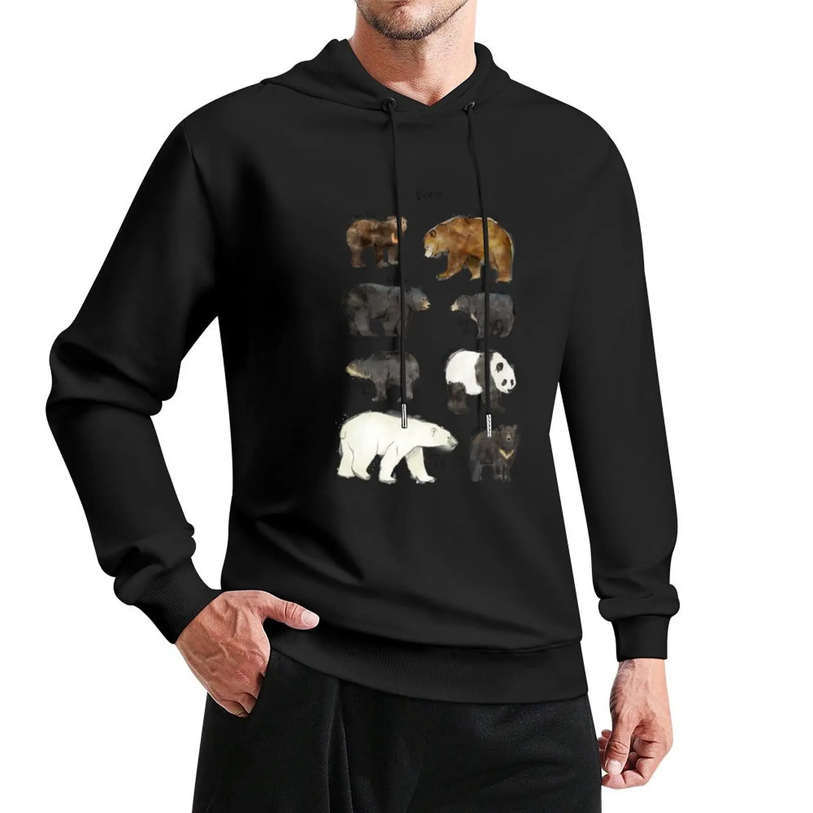 

Bears Pullover Hoodie men's sweat-shirt set clothes for men hoodie oversize