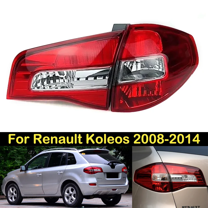 DECHO Taillight For Renault Koleos 2008 2009 2010 2011 2012 2013 2014 Brake Light Rear bumper taillamps tail light