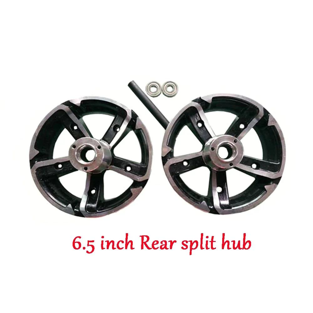 47cc 49cc 6.5 Inch Hub Front and Rear Split 90/65-6.5 Tubeless Tire Aluminum Alloy Electric Scooter Motorcycle