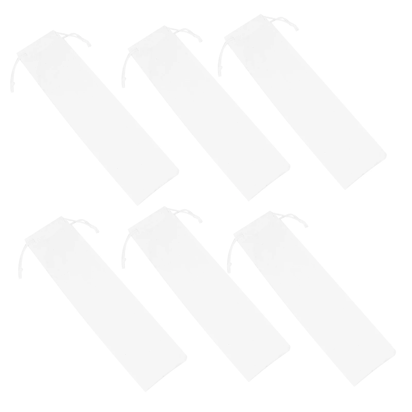 

6pcs Tableware Storage Bags Cotton Linen Cutlery Bag Eco Friendly Degradable Picnic Dinnerware Serving Utensils Portable