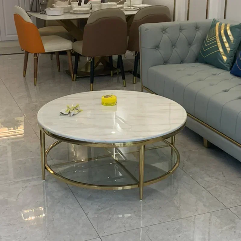 l Luxury Modern Round Coffee Table Sets Simple Contemporary Hotel Center Home Living Room Coffee Table Sets