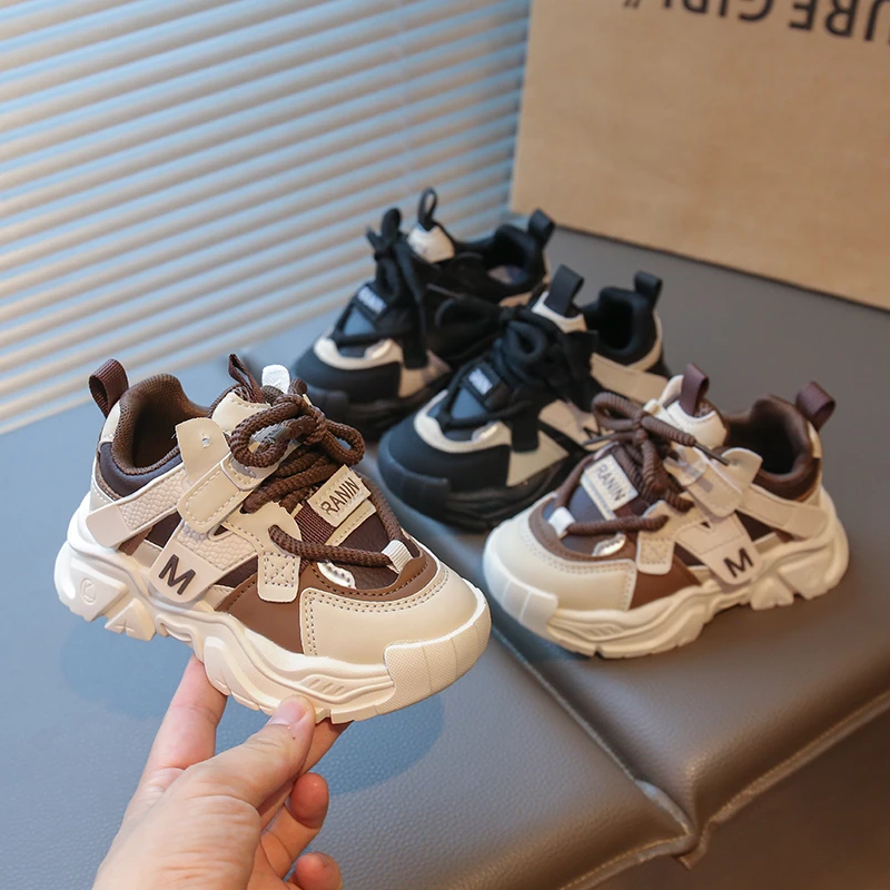 

Athletic Shoes for Boys Girls 2025 New Autumn Toddler Running Shoes Non-slip All-day Comfort Versatile School Sport Sneakers