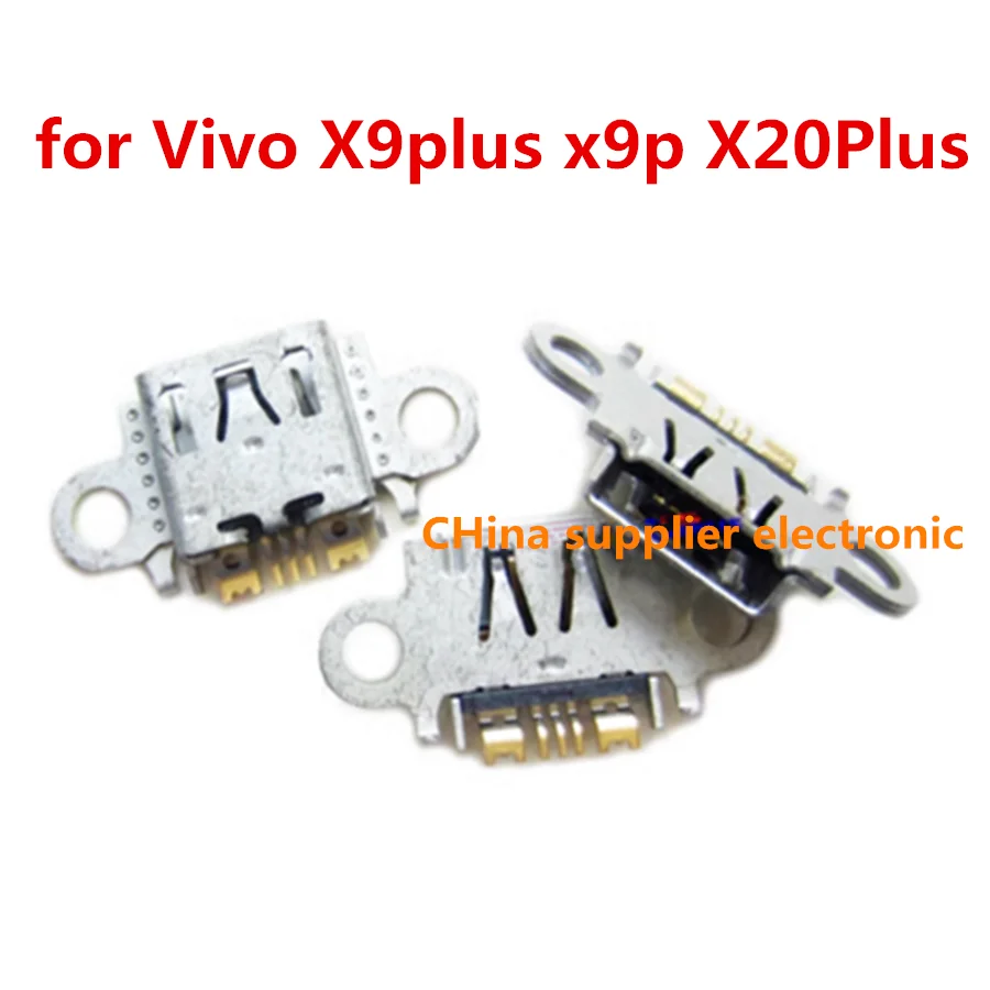 10pcs-200pcs Micro USB Jack Connector Socket for Vivo X9plus x9p X20Plus Charging Port Charge Socket