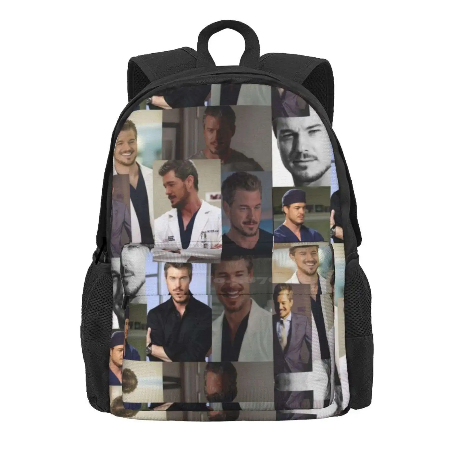 Mark Sloan Hot Sale Schoolbag Backpack Fashion Bags Derek Sheperd Greys Anatomy Meredith Grey Patrick Dempsey Merder Mark Sloan