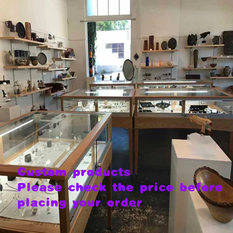 custom.Lightweight Wooden and Metal showcase Easy to Move and Install Long-lasting As New Jewelry Cabinet