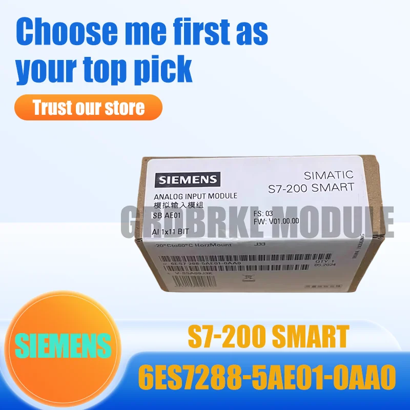 

New Original SIEMENS 6ES7288-5AE01-0AA0 S7-200 SMART AE01 Analog Input Module