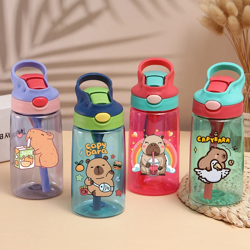 

Capybara Sports Water Bottle Leak Proof Colorful Cup Drinking for Outdoor Women Men Travel Portable Gym Fitness Jugs Gift 2025