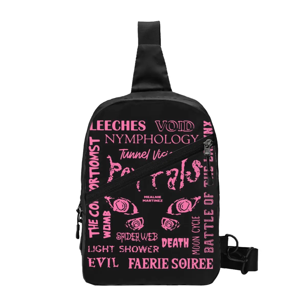 Custom Creative Music Singer Melanie Martinez Sling Chest Bag Crossbody Shoulder Backpack for Men Traveling Daypack