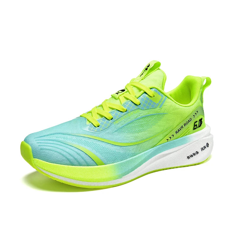 

Carbon Plate Sports Running Shoes Marathon Men Breathable Lightweight Women's Comfortable Athletic Nonskid Air Cushion Sneakers