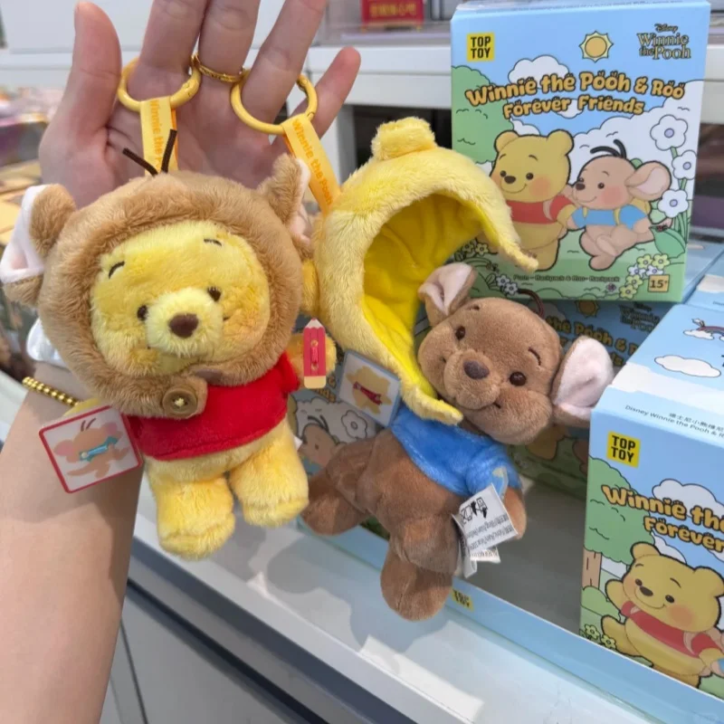 

В наличии Disney Pooh Bear And Roo Good Friends Series, плюшевая слепая коробка, милый плюшевый кулон, сюрприз, загадочная коробка, игрушка, подарки для детей