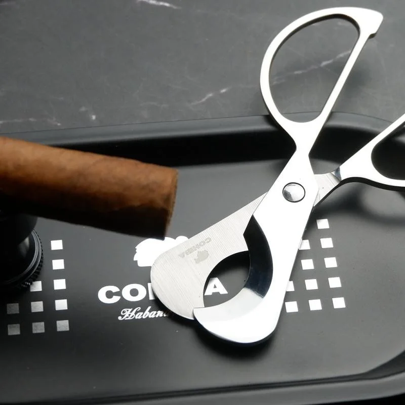 

Portable Sharp Stainless Steel Cigar Cutter Handheld Premium Cigar Knife High Quality Blade Easy to Carry Cigar Scissors