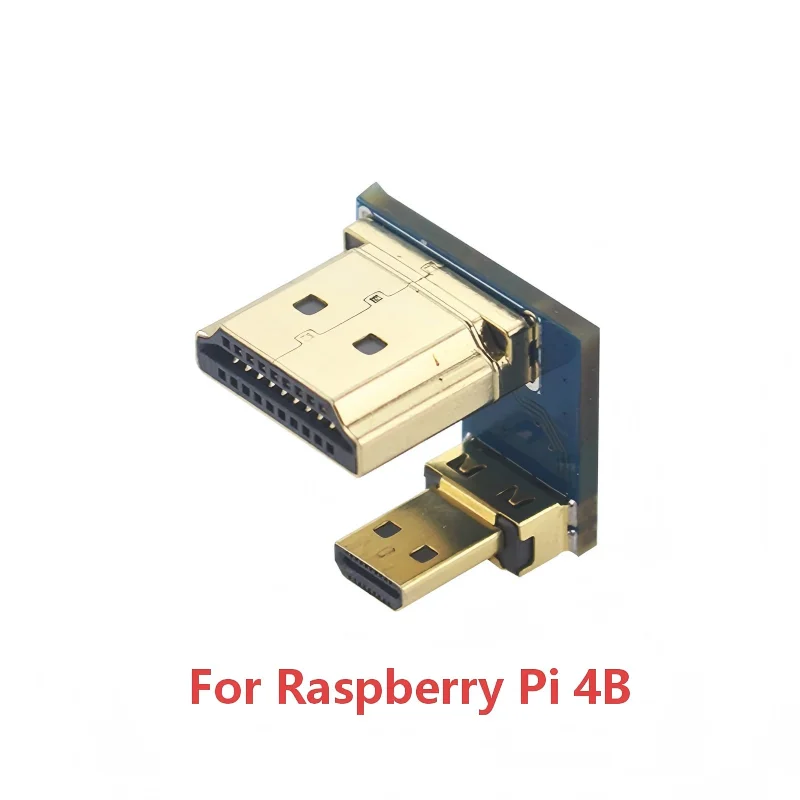 Raspberry Pi 4 1080P HDMI-compatible Adapter Male to Male Converter for Raspberry Pi 3B+/3B 3.5 inch Display 5 inch Touch Screen