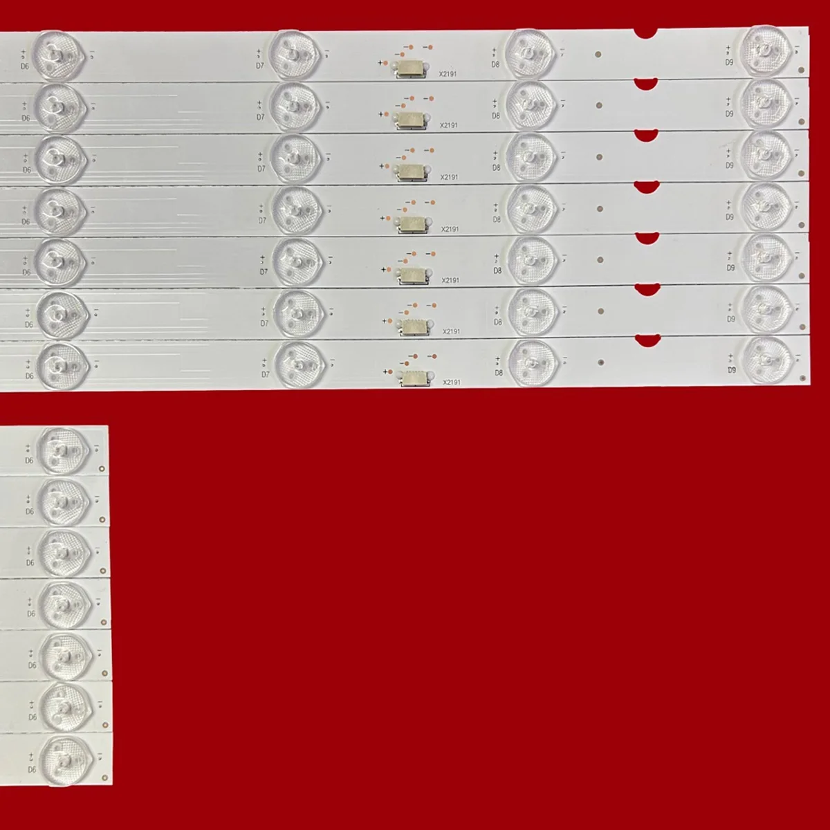 Imagem -04 - Tira de Luz de Fundo Led para 55 tv Xbr55x900e Kd-55xe9005 55039d715sn1r 55039d715sn1l 55039d715sn0l Sbt55 6364 409x18x1.0 mm
