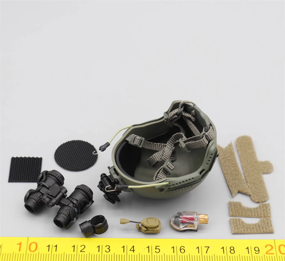 DAMTOY 1/6th DAM 78104 رجل الجندي ألعاب الدمى نموذج خوذة للرؤية الليلية سماعة ميداليات اكسسوارات ل 12 "دمية الشكل لتقوم بها بنفسك #5