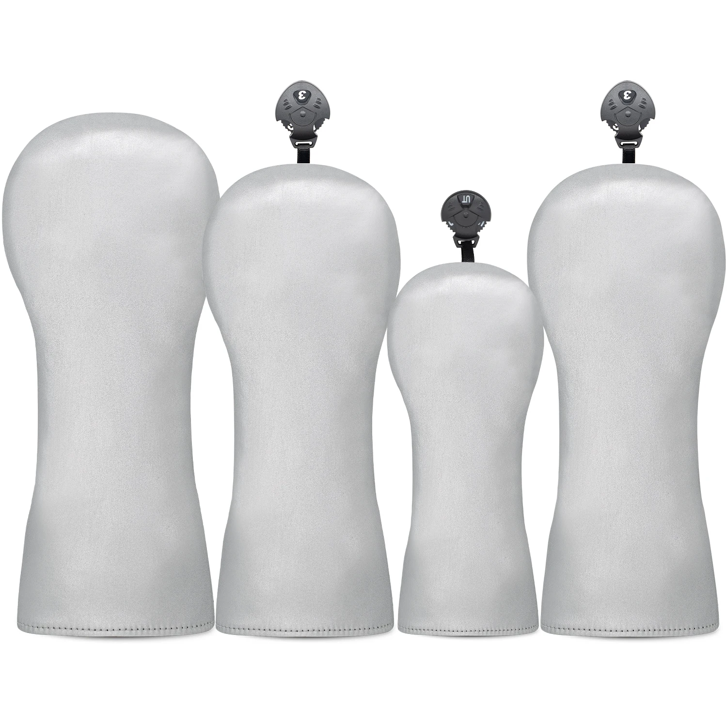 

Серебристо-серый защитный чехол для клюшек для гольфа, высококачественный серый головной убор для гольфа, стильный, устойчивый к царапинам и пылеустойчивый, аксессуары для гольфа.