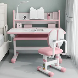 Juego de escritorio y silla de altura ajustable para niños, 27,6 