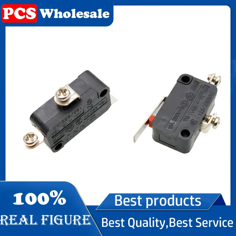 Microswitch shredder switch limit switch VMN-15 two-pin normally open screw pin 15A125/250V T85