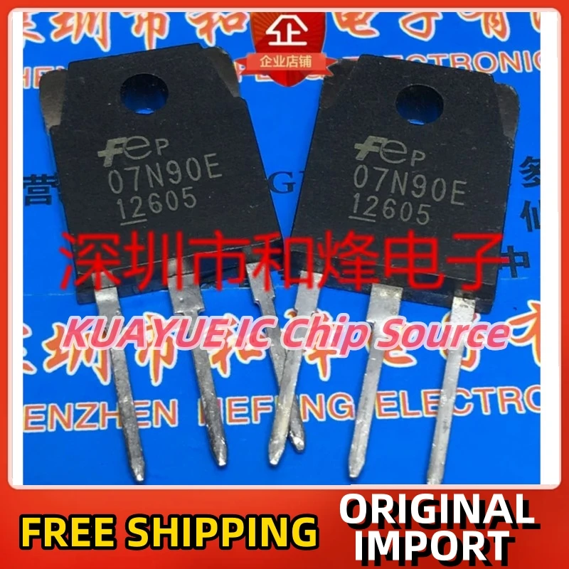 10PCS-30PCS   07N90E FMH07N90E  TO-3P 900V 7A   Best Quality Fast Shipping