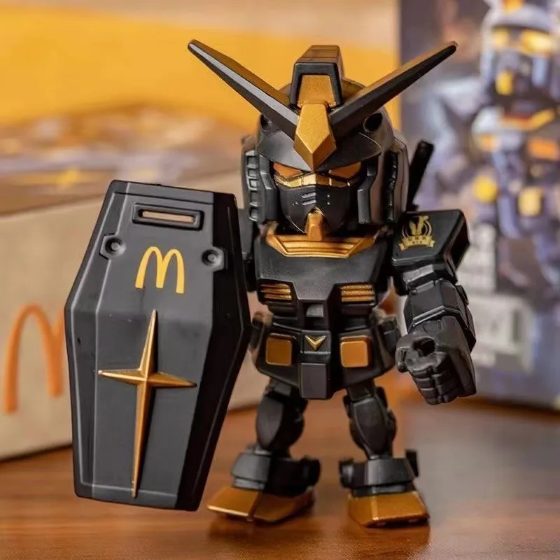 Mcdonald Gundam Figure Qmsv Rx-78-2 Ver Angus Mobile Suit Action Figurine Collectible Model Doll Statue Robot Kits Toys Gifts