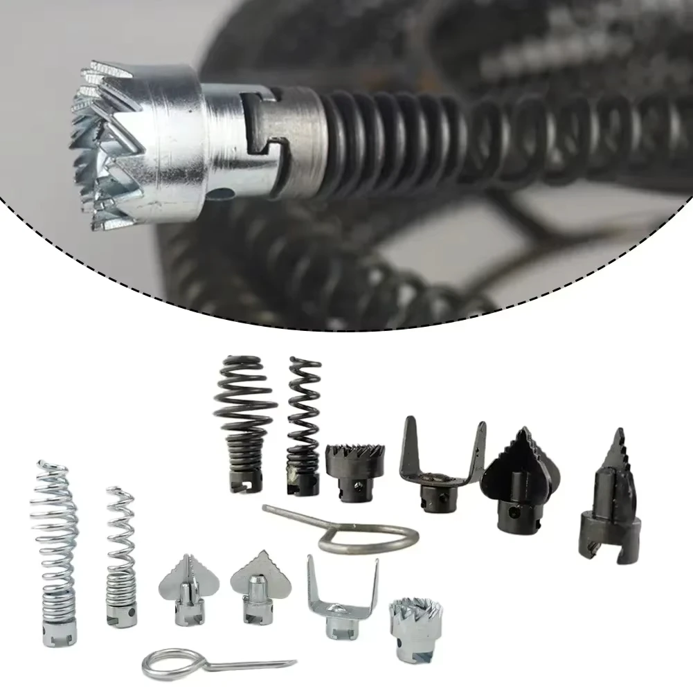 Pipeline Dredging Tool 3/2/1M Spring Electric Drill Connector 16mm Drain Cleaner Home DIY Tools For Pipe Blockage Issues