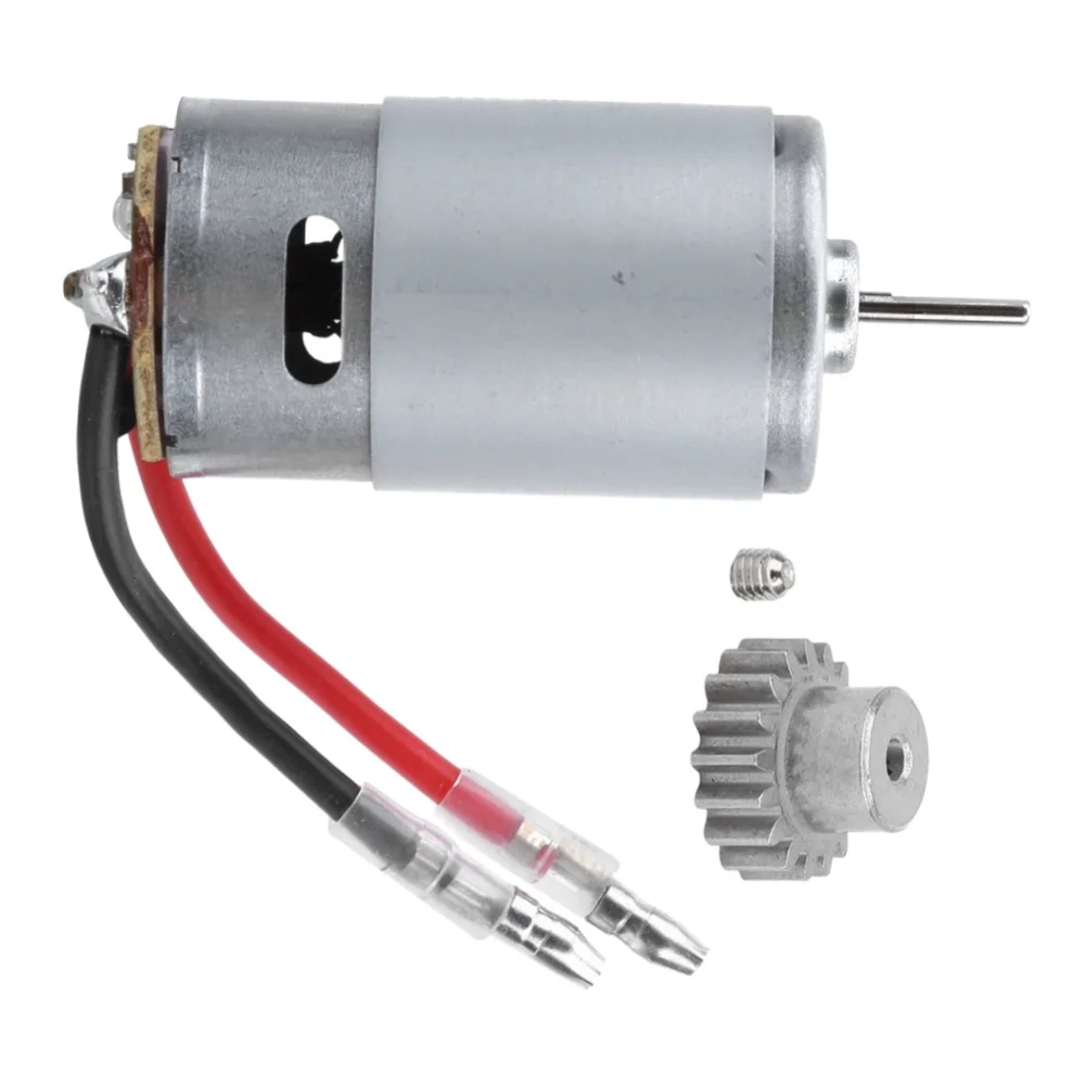 RS390 Brushed Motor for A959 A969 A979 A969-B A979-B A959-B RC Cars Fits Common 390 Class Motor Mounting and Wiring Setup
