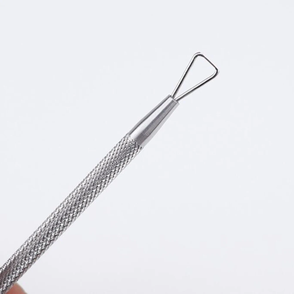 

3pcs Nail Cuticle Pusher Spoon Tool Set for Manicure UV Gel Acrylic Removal Shaping Metal Skin Residue Scraper