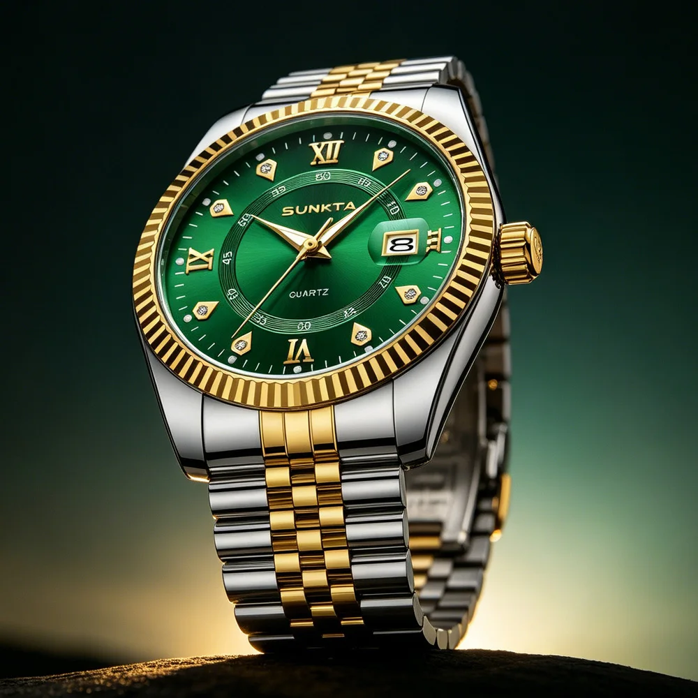 

LIGE Business Fashion Men Wristwatch Waterproof Luminous Date Original Man Watch Stainless Steel Luxury Quartz Men's Watches+Box