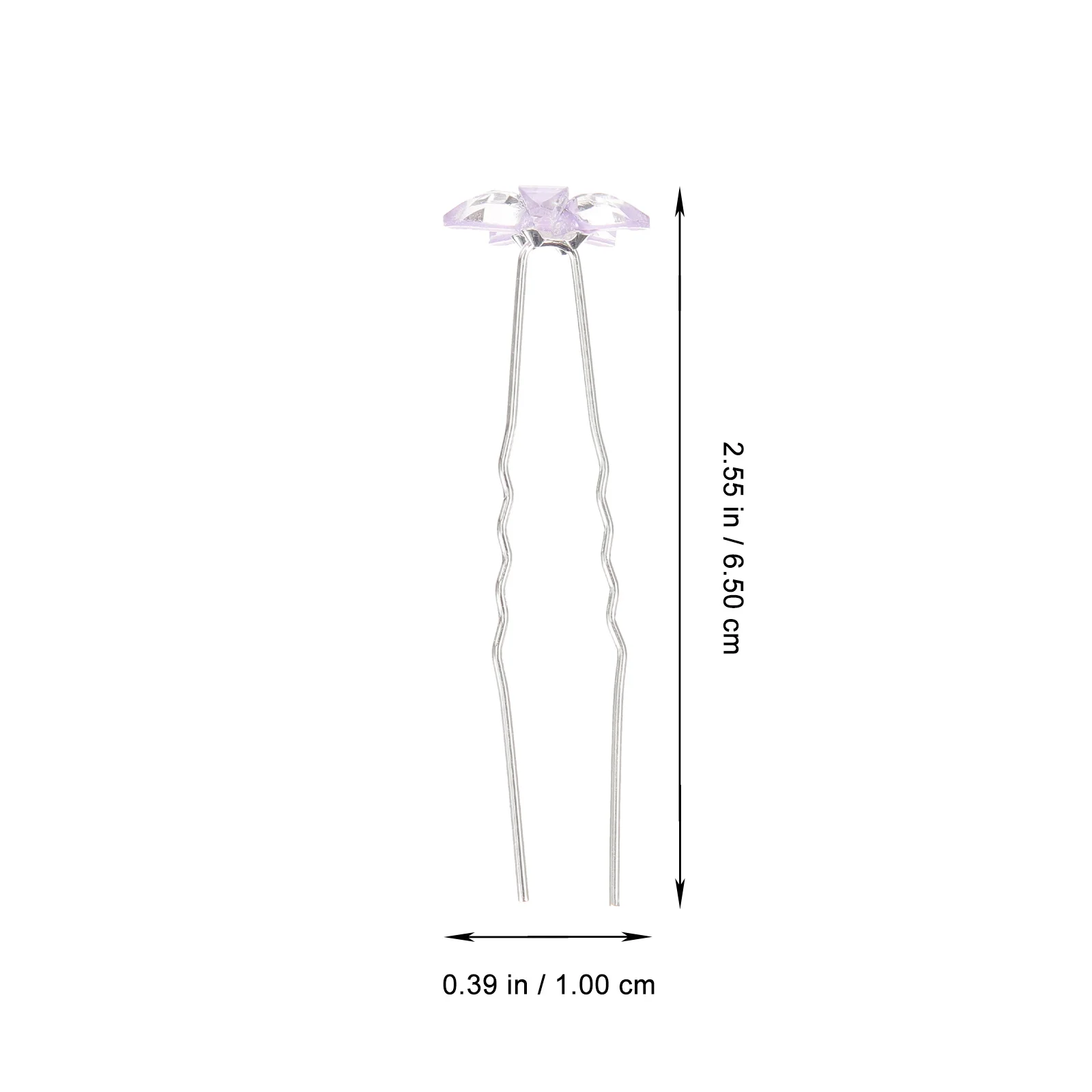 10 قطع من دبابيس الشعر على شكل زهرة من حجر الراين على شكل حرف U دبوس شعر لحفلات الزفاف وإكسسوارات شعر العروس للنساء دبوس شعر على شكل زهرة