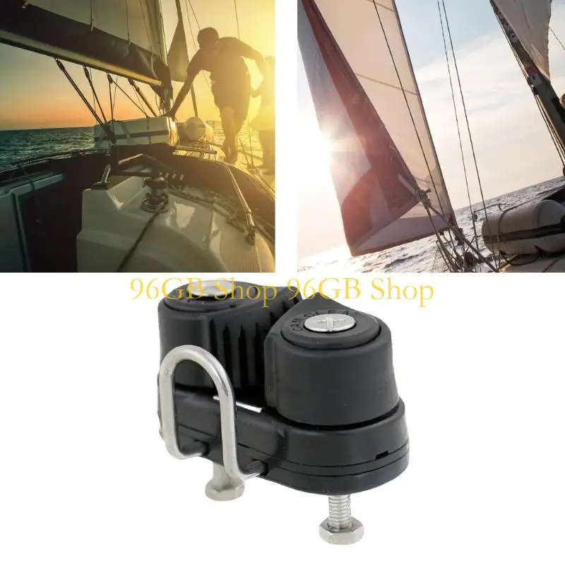96GB Ball Bearing Rope Lock Device Nylon Construction Clamp Tool for High Load Stability in Sailing Environments Utilizing