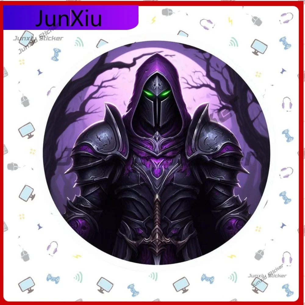

Funny Fantasy Dark Paladin Vinyl Sticker Decal For Laptops Water Bottle Wall Decor Scratch Outdoor Surface Vehicle Exterior