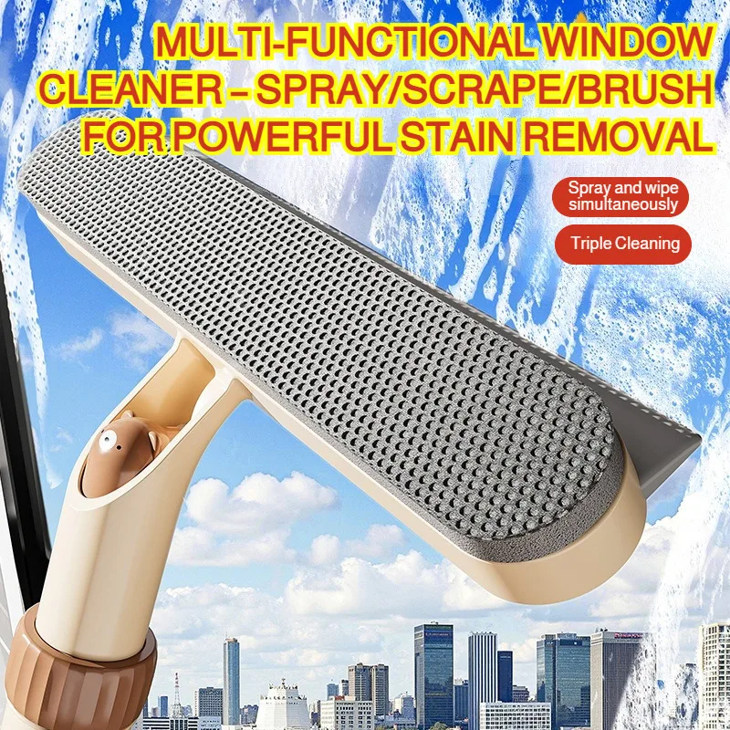 Huishoudelijke glasschraperreiniger dubbelzijdig veeg vijfinone reiniging speciale multifunctionele ruitenwisser