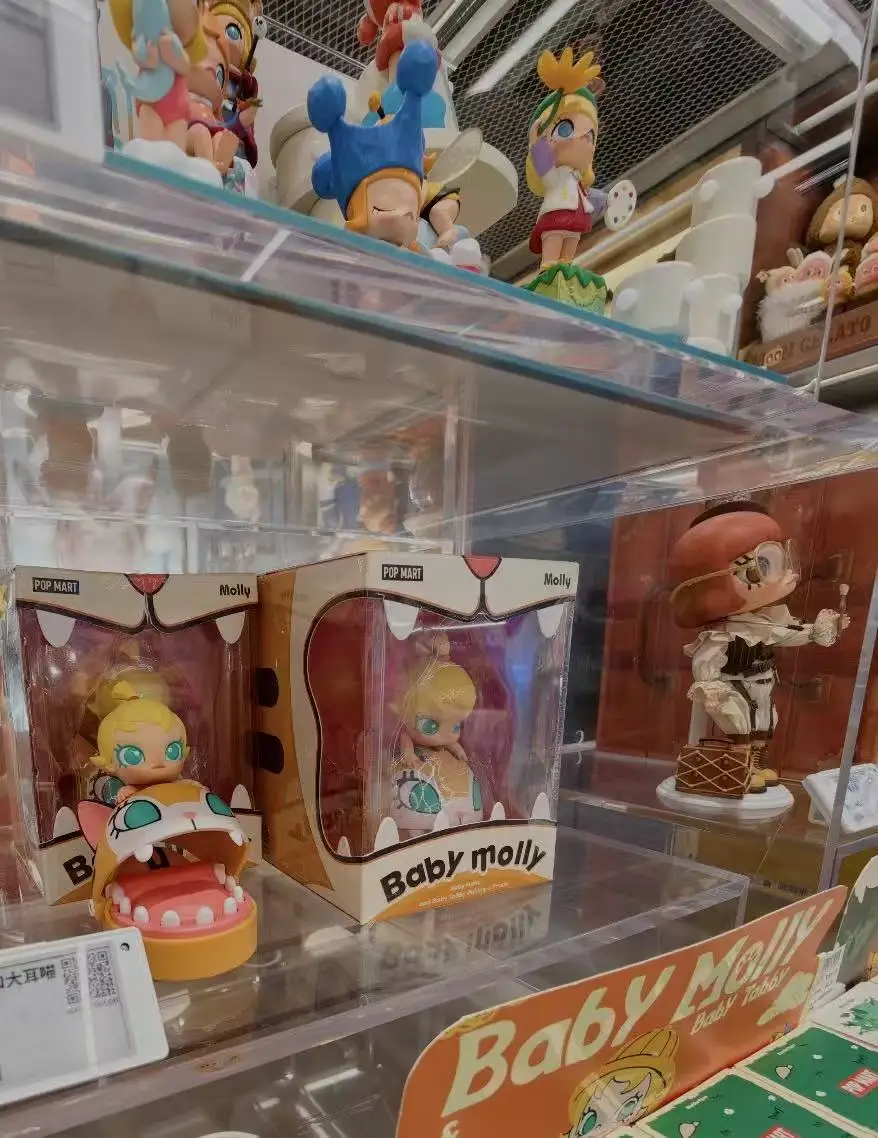 POP MART Kawaii Anime Action Figures - Baby Molly & Baby Tabby Pranksters Blind Box Mystery Collectible Toy Series
