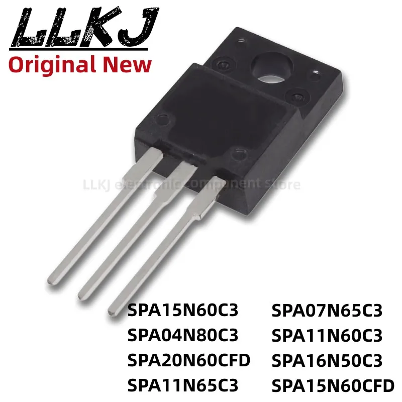 

1 шт., SPA15N60C3 SPA04N80C3 SPA20N60CFD SPA11N65C3 SPA07N65C3 SPA11N60C3 SPA16N50C3 SPA15N60CFD TO-220 MOS FET