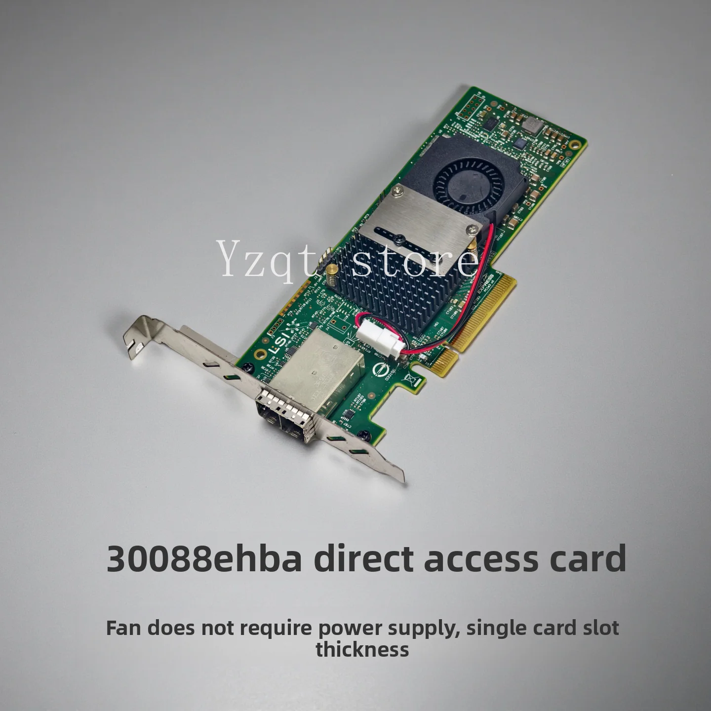 LSI 9300-8E 3008HBA card 12G dual 8644 external interface SAS straight-through cassette fan cooling