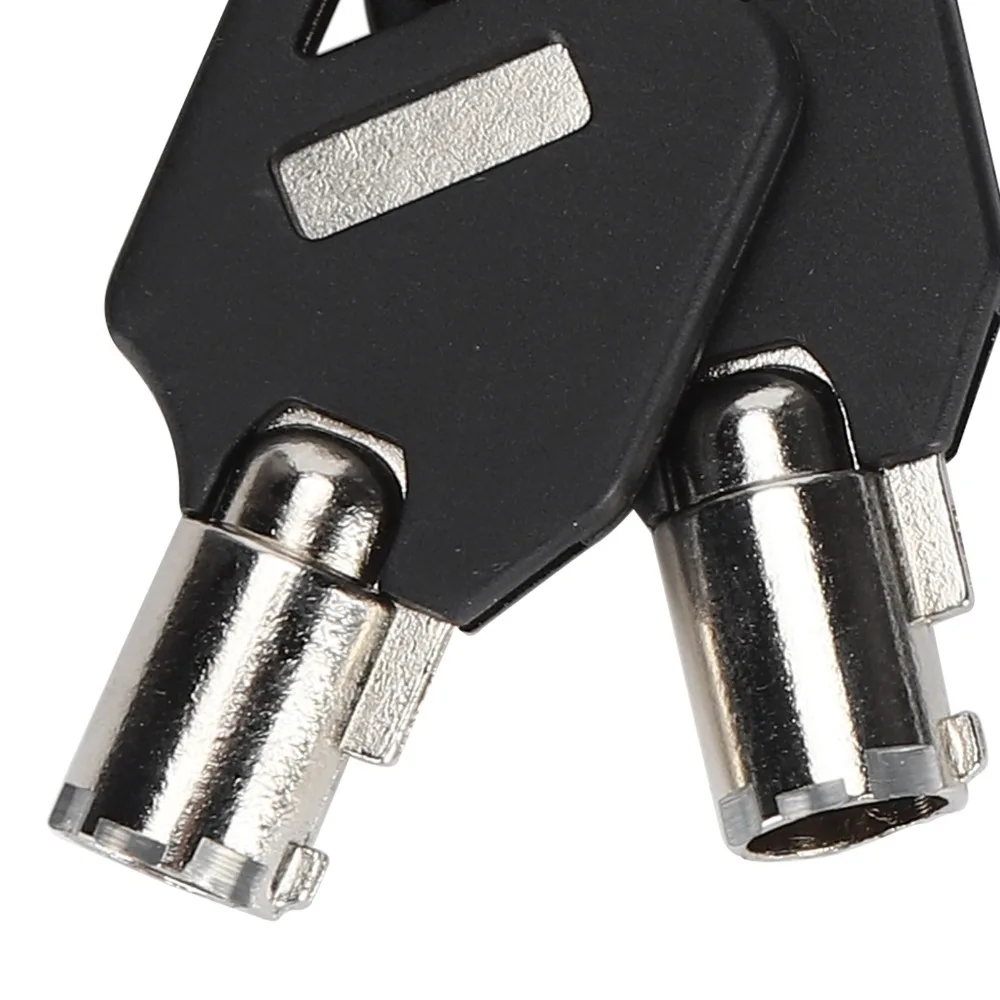3*7 Keyhole Laptop Lock with 2 Keys 2 m Cable Computer Lock Universal Swivel Joint for OS/X /Lenovo/ Asus/ iMac /Surface
