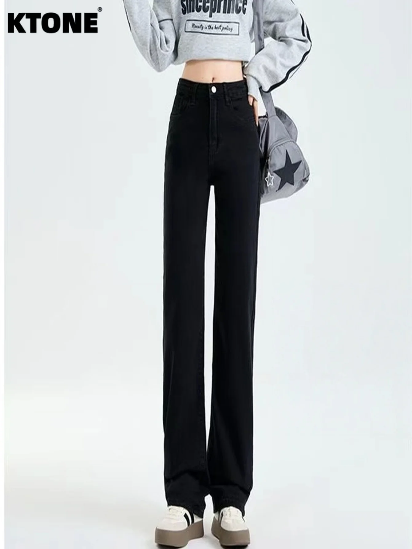 

Men's Slim Tight Black Jeans Pant Daily Casual Drip For Man Original Style No accessories or belts included